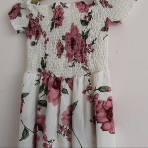 🌻floral, off the shoulder dress🌻